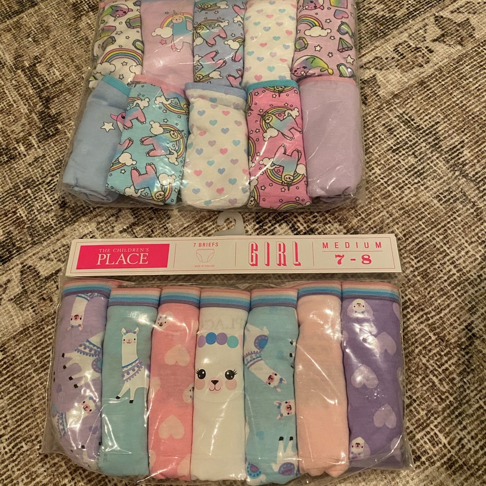 The Children's Place Girls' Underwear 7/8 - NEW